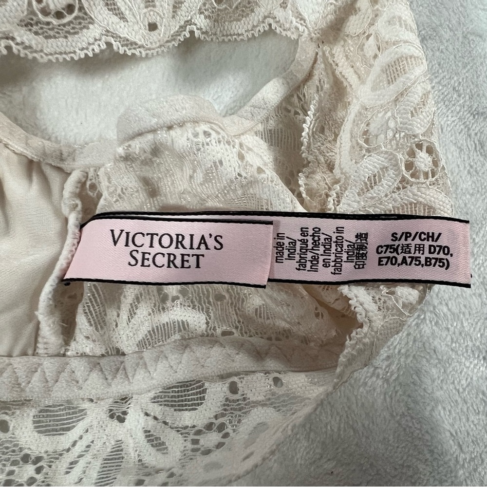 Victoria’s Secret Braided Plunge Strappy Lace-Up Bralette size Small - Picture 4 of 4